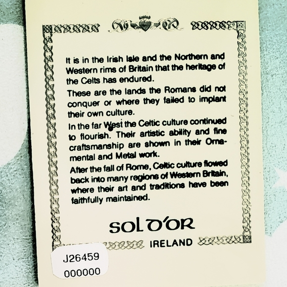 Signed Soldor Celtic Staff Pin - Picture 5 of 7